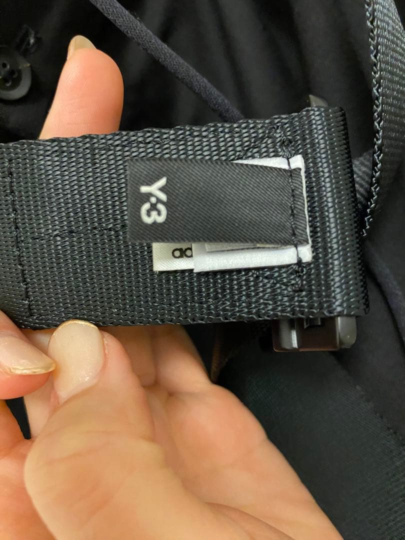 adidas Y-3 完売品 リファインド ウーブン カーゴパンツ ベルト付き