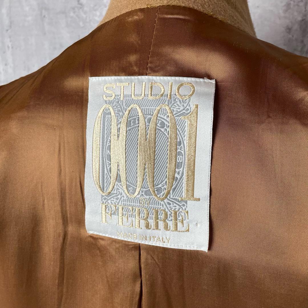 Gianfranco Ferré カシミア混 ダブル ロングコート イタリア製