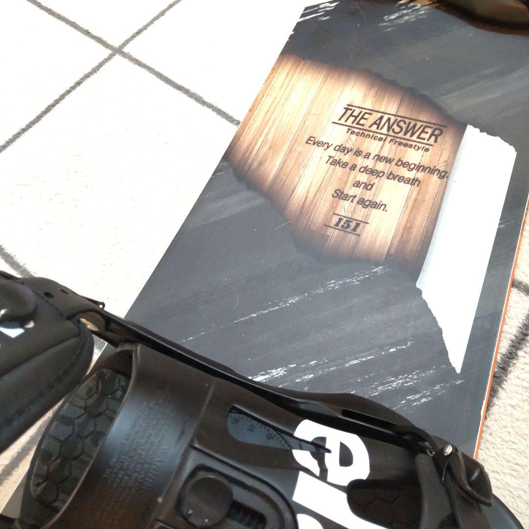 りりーページ elan ANSWER スノーボード 2点セット 151