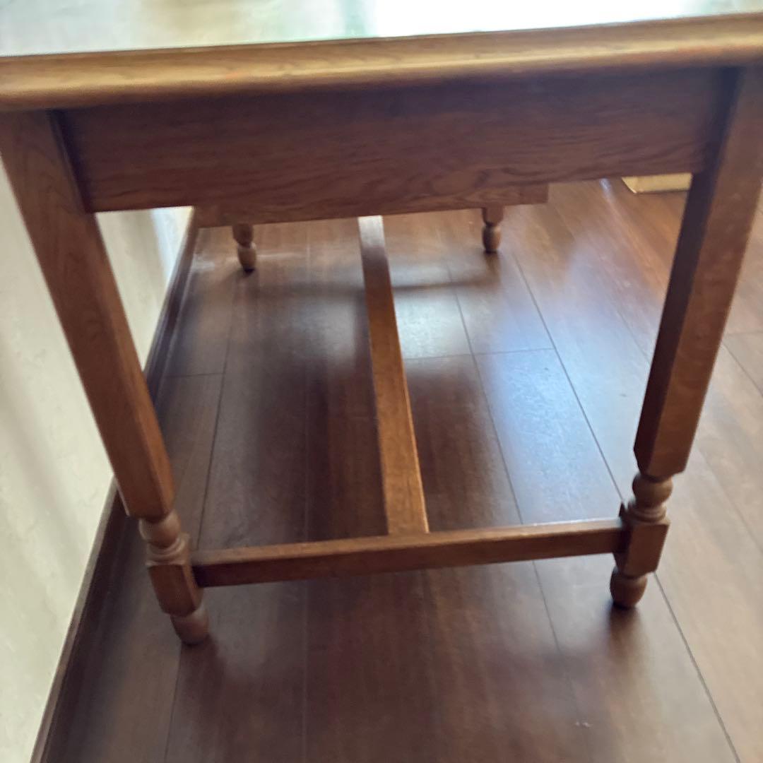 片袖机　デスク　アンティーク