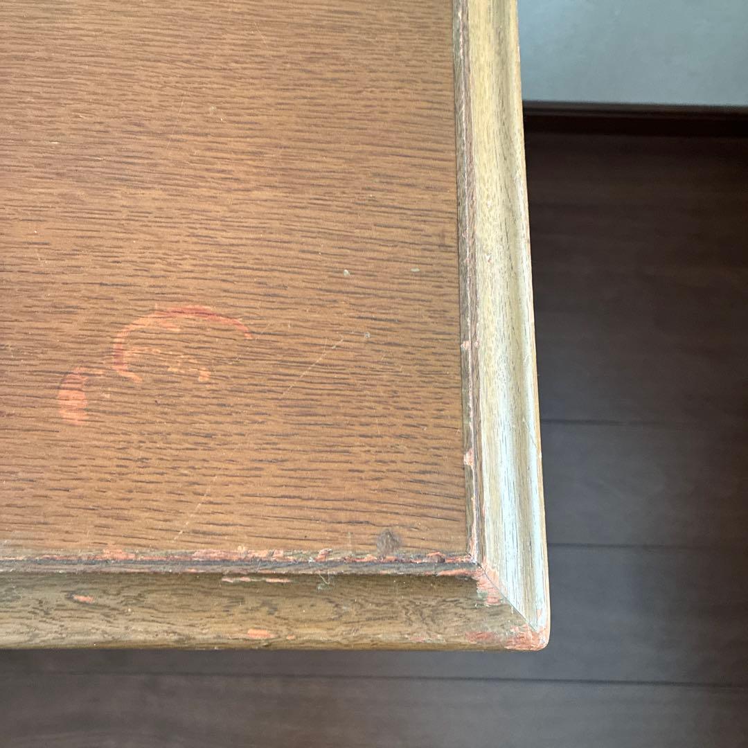 片袖机　デスク　アンティーク