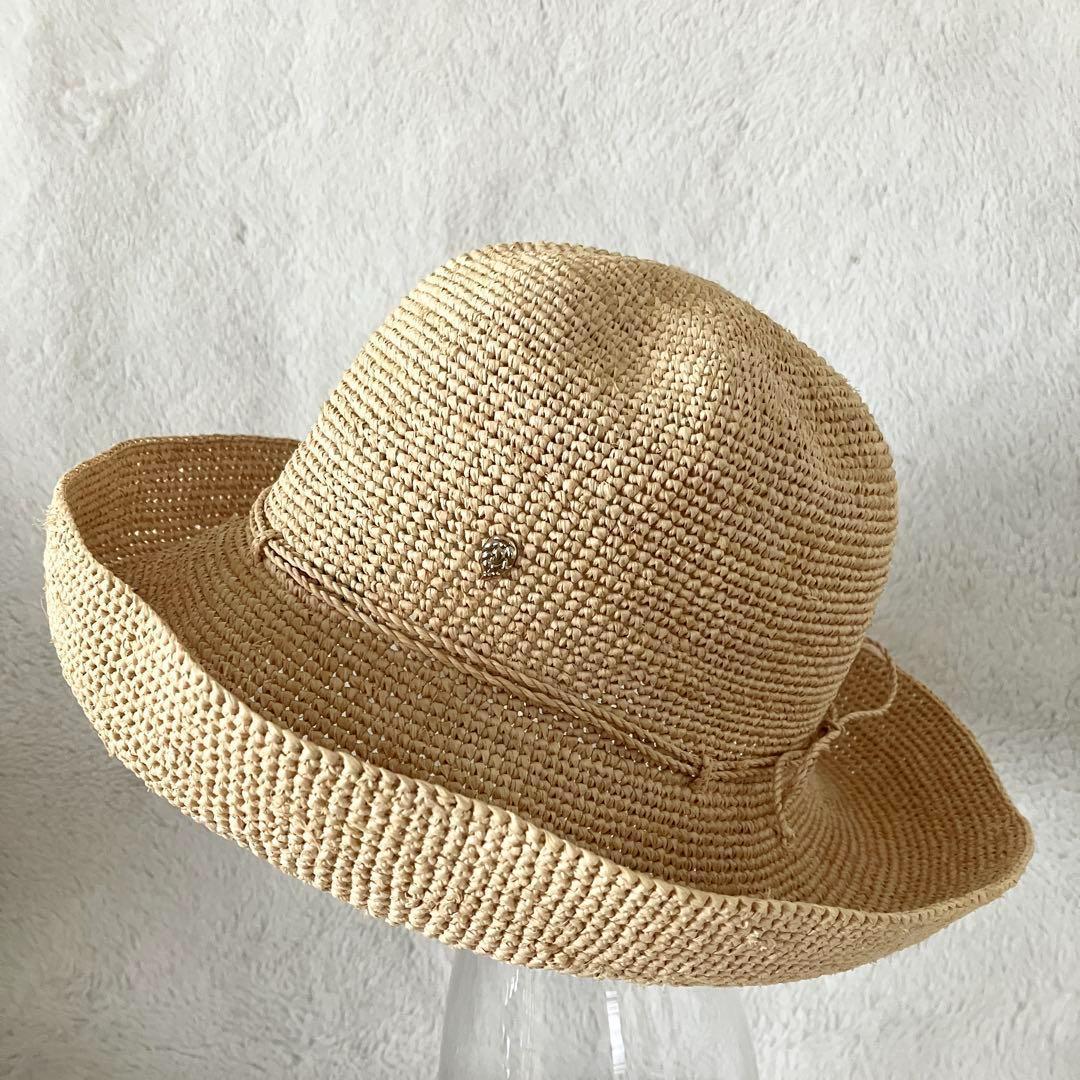 ヘレンカミンスキー ラフィア ローラブルハット ナチュラルベージュ