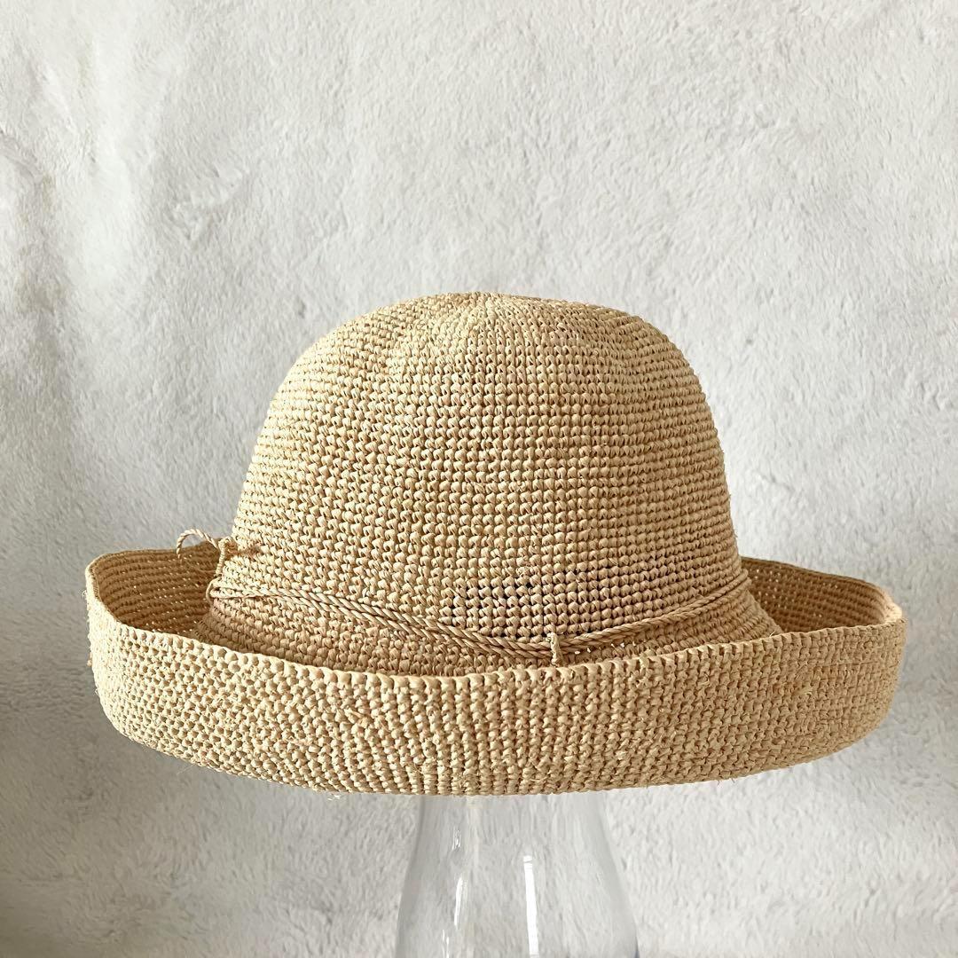 ヘレンカミンスキー ラフィア ローラブルハット ナチュラルベージュ