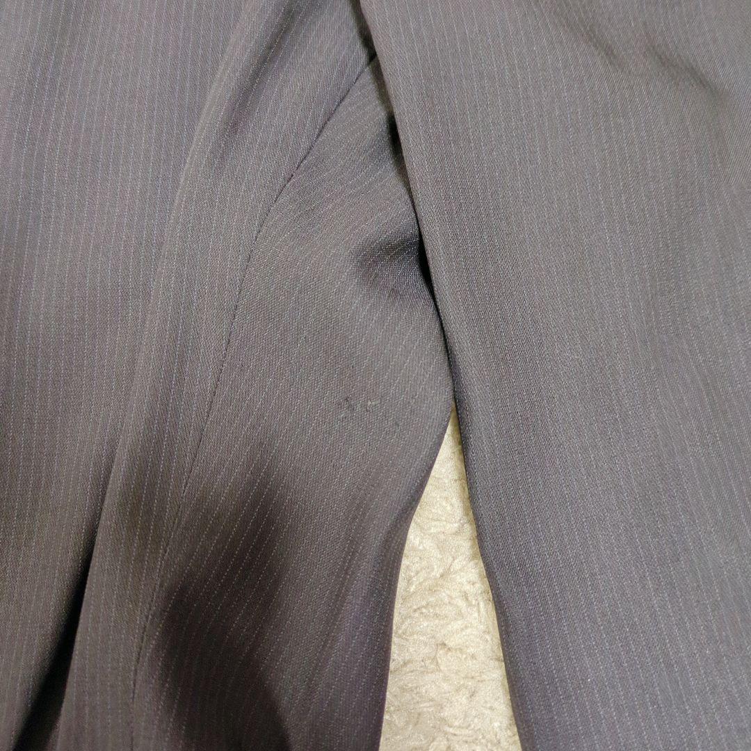 【希少】ジョルジオアルマーニ　スーツセットアップ　シルク混　XL　ストライプ