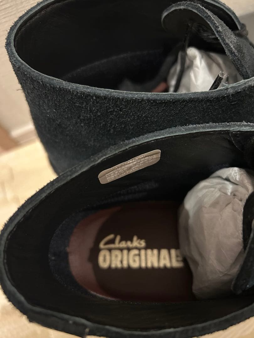 クラークス　デザートブーツ　ゴアテックス　comoli gore clarks