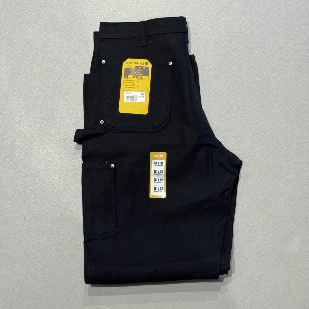 新品 メキシコ製 カーハート ダブルニー B01 W36 L32 （白ステッチ）