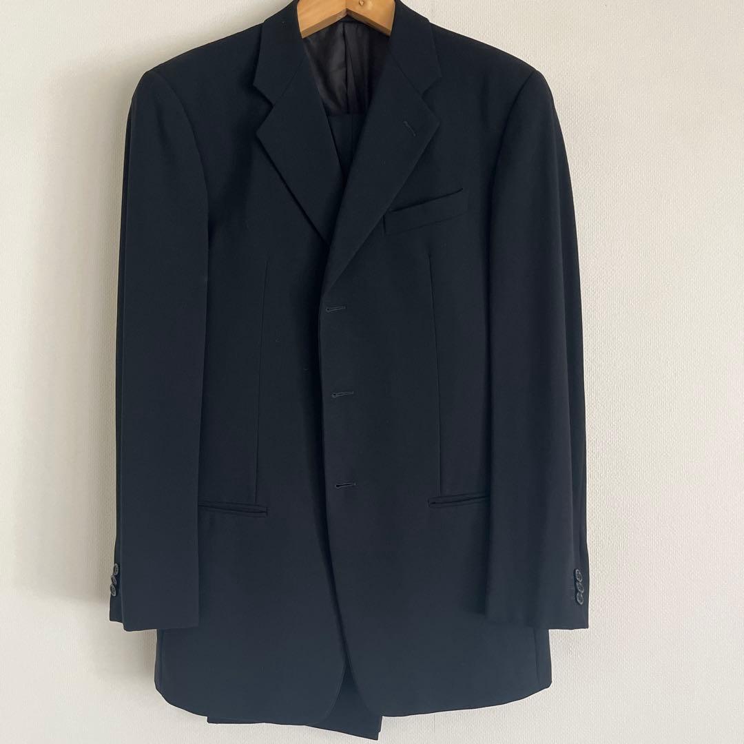ARMANI COLLEZIONI ブラック スーツ（50/R）