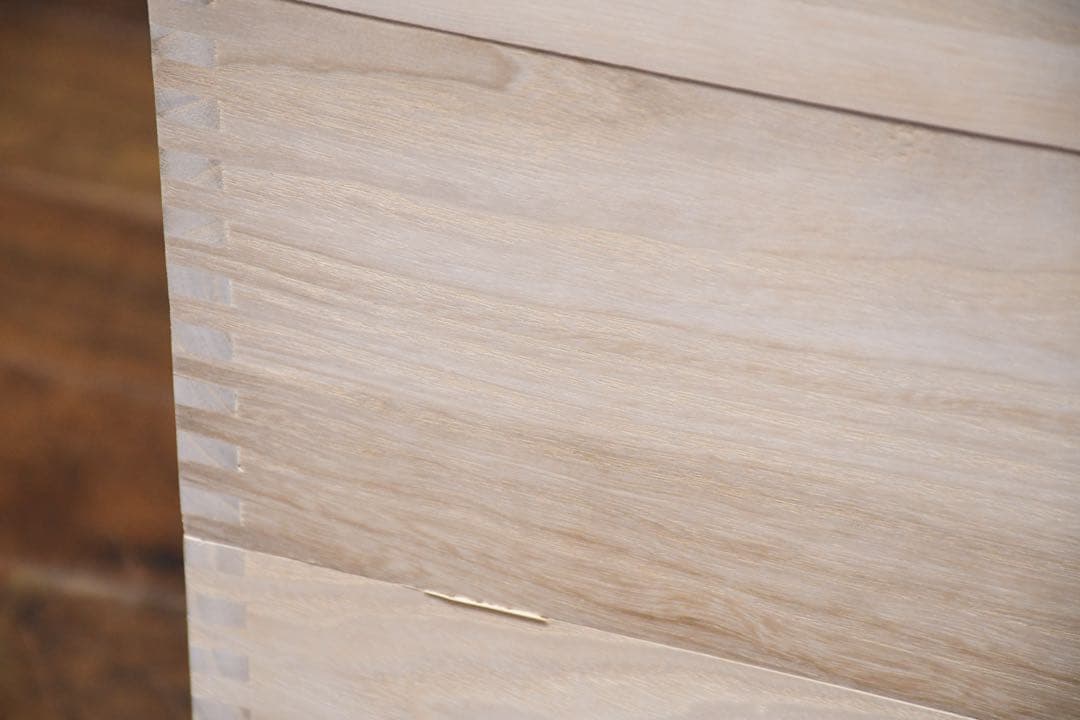 EGK5 未使用保管品 総桐 収納ケース 3段 キャスター付き 押入れ収納