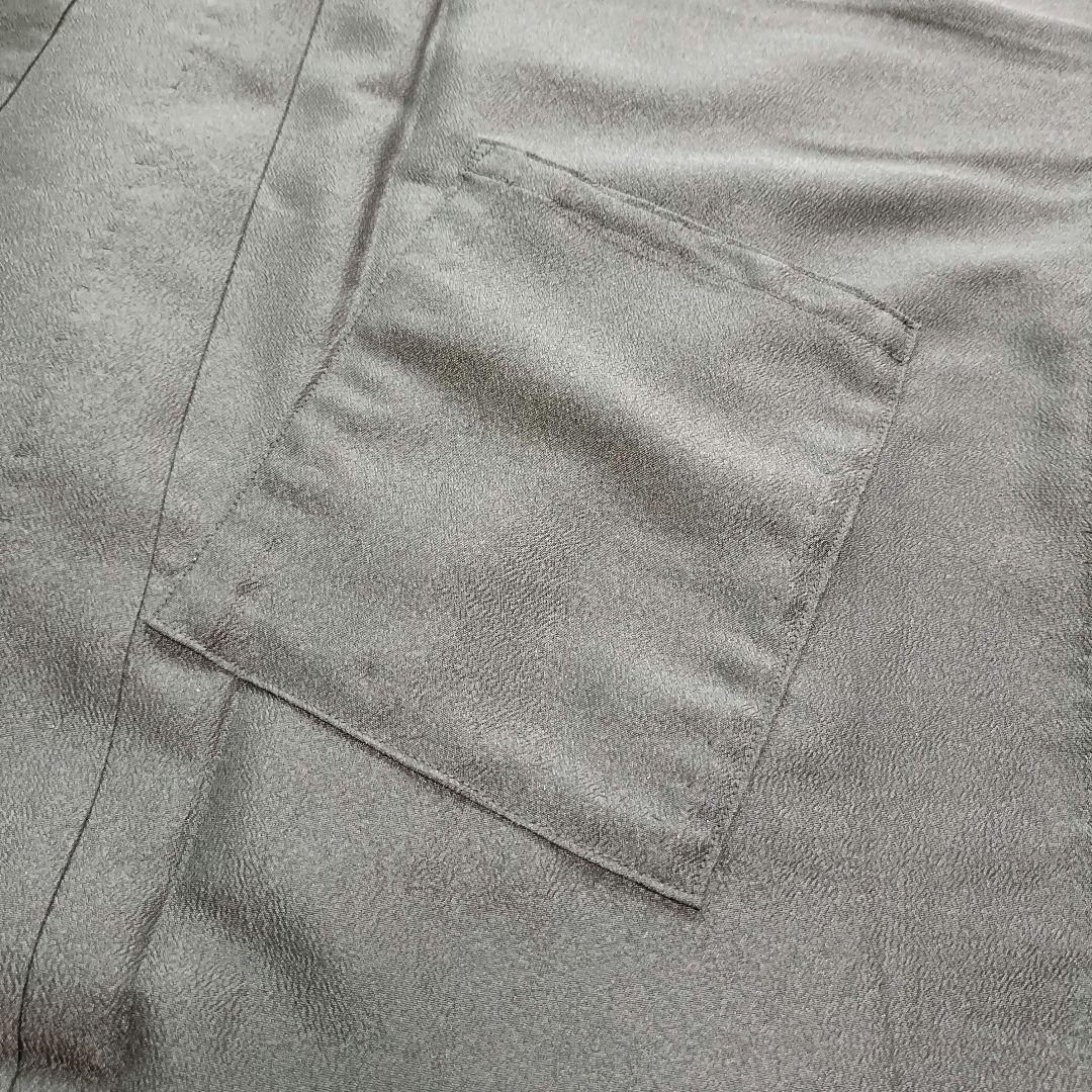 弓道　着物　単衣　化繊　【2ポッケ】