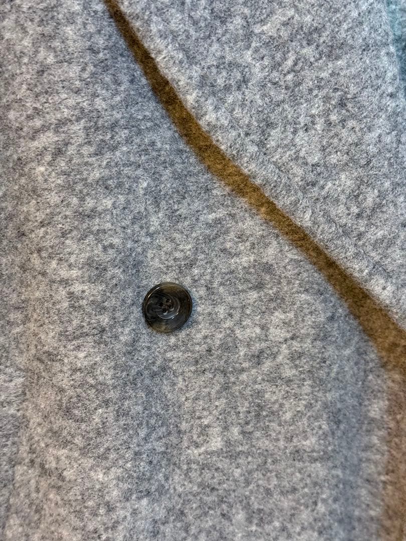 アングリッド　スライバーチェスターロングコート　グレー　S