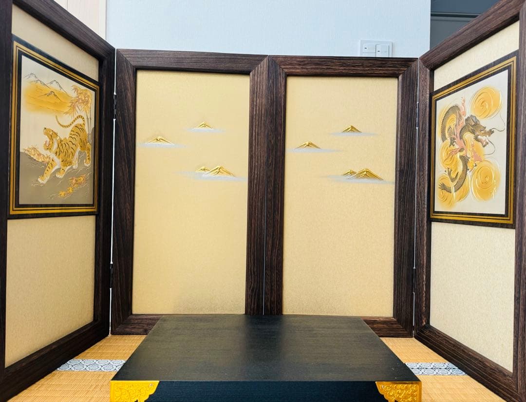 値下げ【五月人形　武将の御兜飾り　櫃付きセット一式】手渡し・引取可