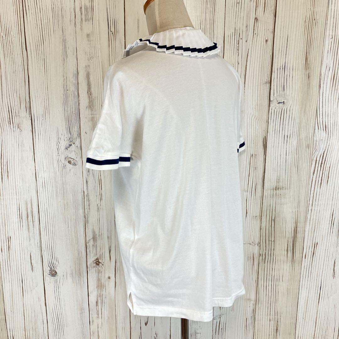 【希少】FRED PERRY ＊ フリル襟 ライン入り ポロシャツ