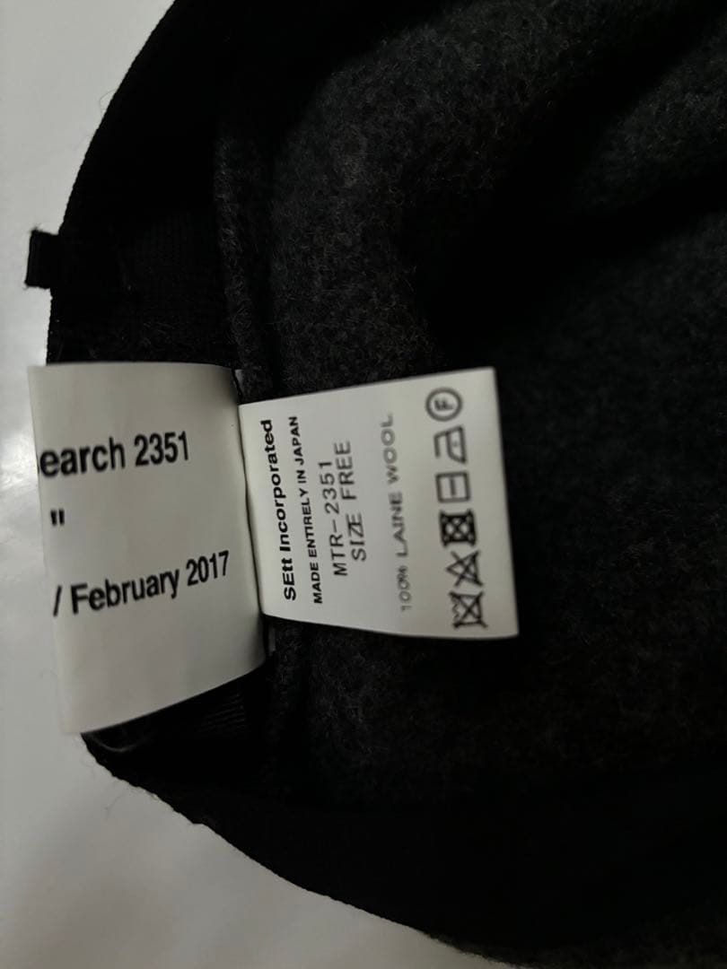 美品　mountain research ベレー帽　マウンテンリサーチ