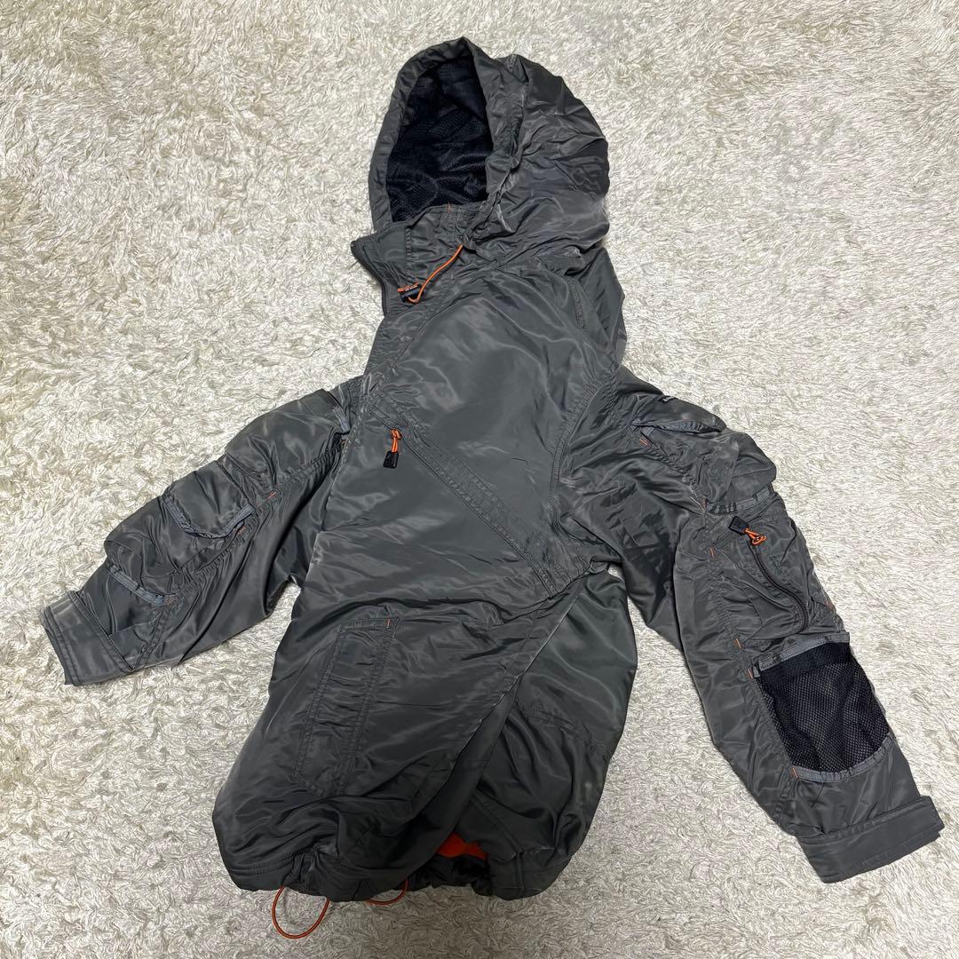 珍品 Y2K 00s vintage airwalk ma1素材 変形ジャケット