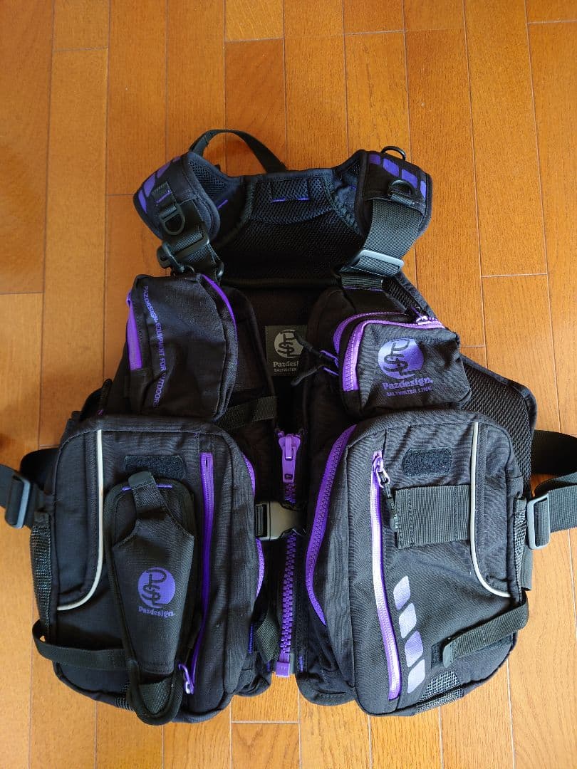 G*様 Pazdesign COMPLIT ライフジャケット 黒/紫