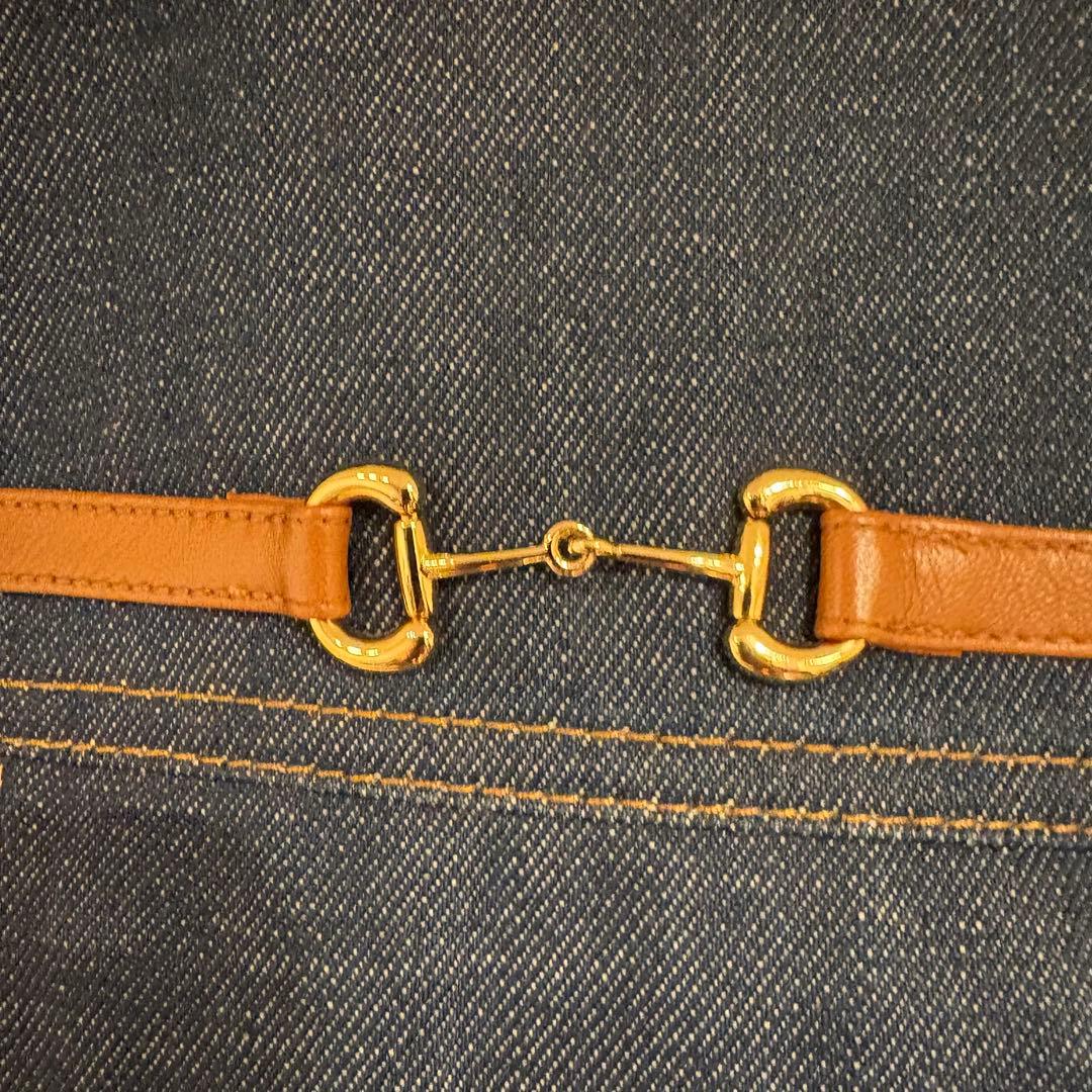 GUCCI グッチ　デニムジャケット　ホースビット