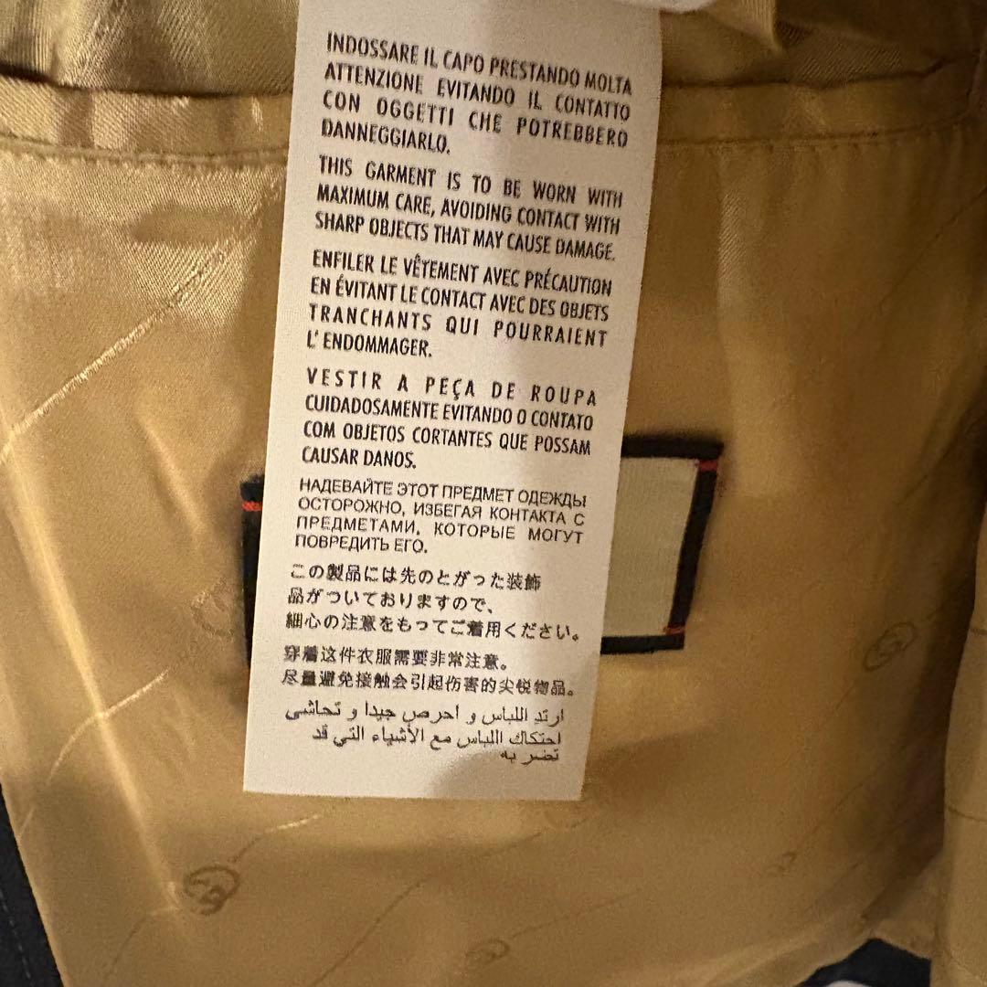 GUCCI グッチ　デニムジャケット　ホースビット