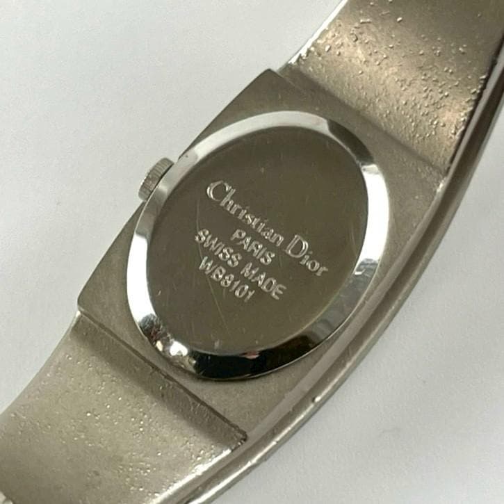 稼働 新品電池✨Christian Dior バングル 腕時計 WB8101