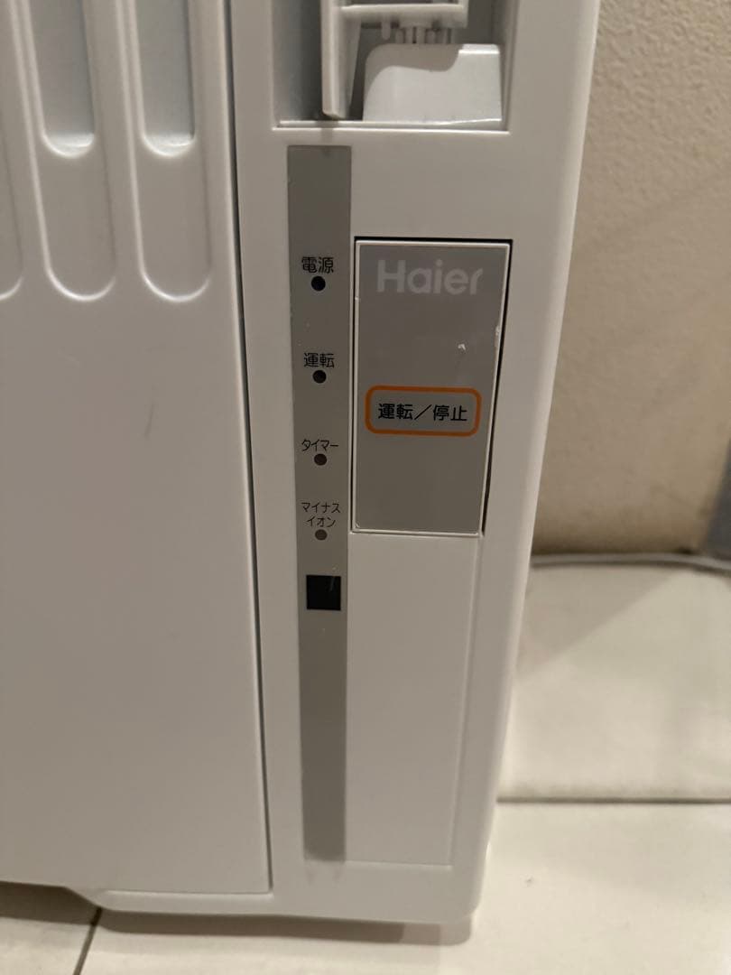 Haier JA-16W 窓用エアコン+延長枠付き