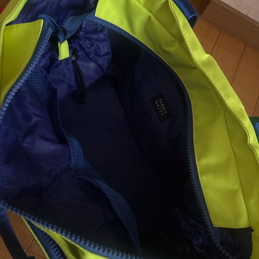 PEARLY パーリーゲイツイエロー ゴルフバッグ