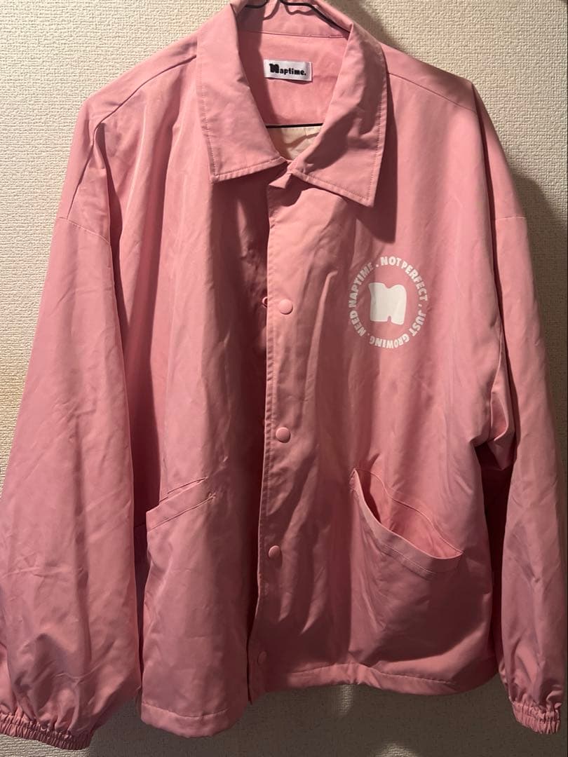 NapTime コーチジャケット ピンク