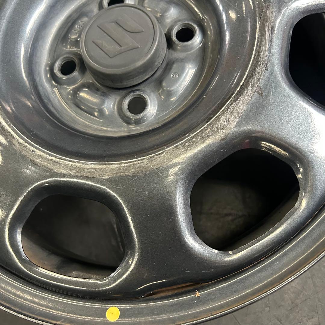 中古ホイール15X4.5　スズキハスラー純正スチール4本セット