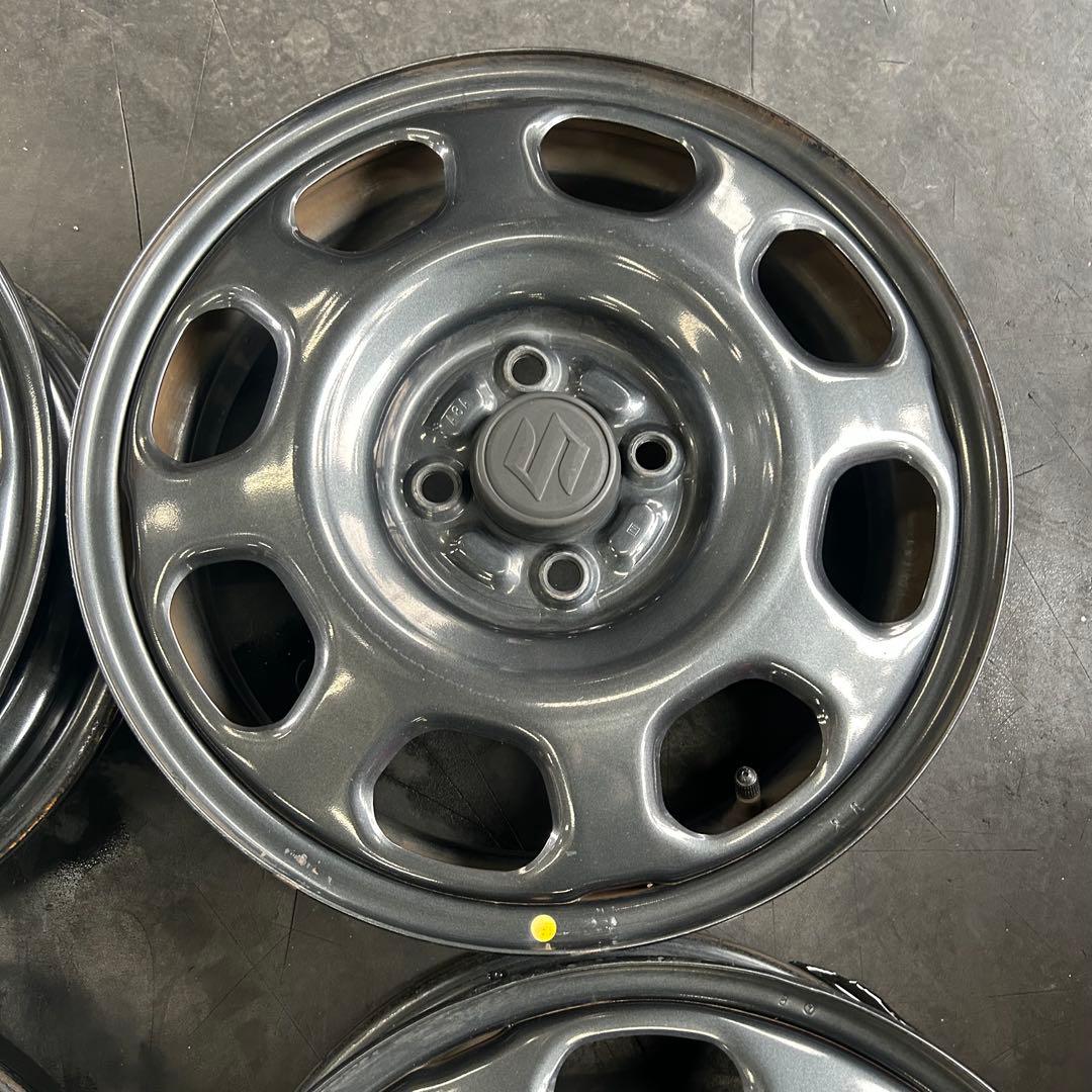 中古ホイール15X4.5　スズキハスラー純正スチール4本セット