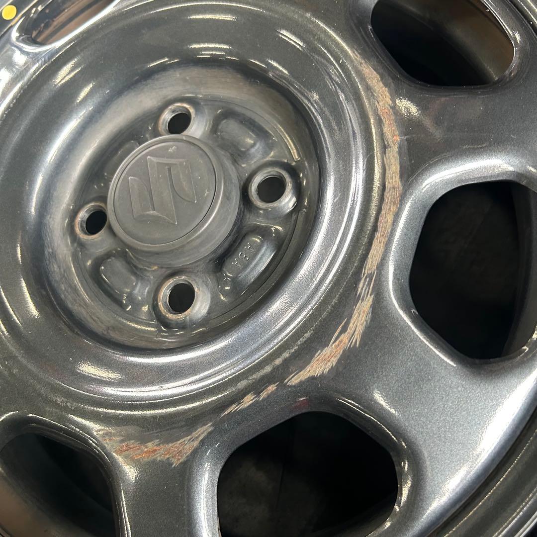 中古ホイール15X4.5　スズキハスラー純正スチール4本セット