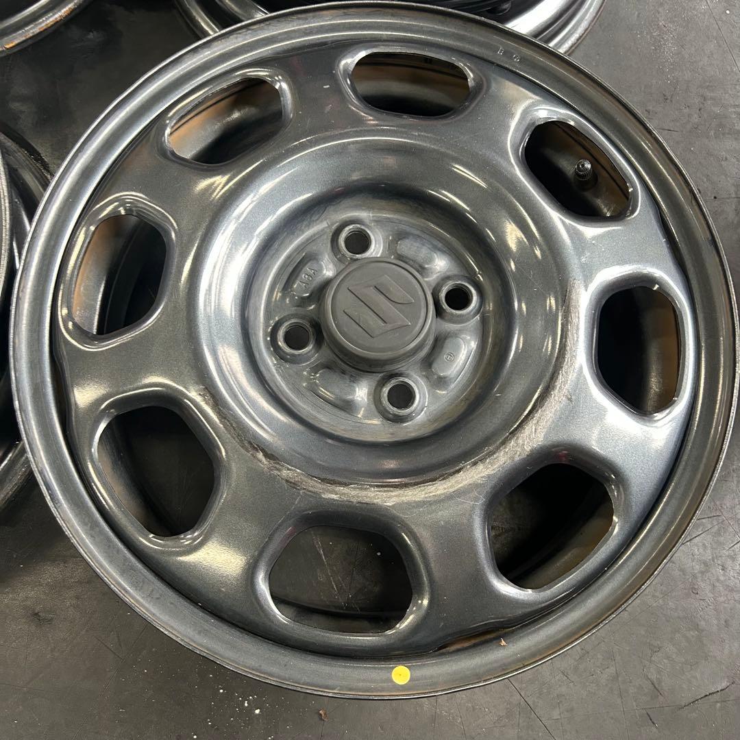 中古ホイール15X4.5　スズキハスラー純正スチール4本セット