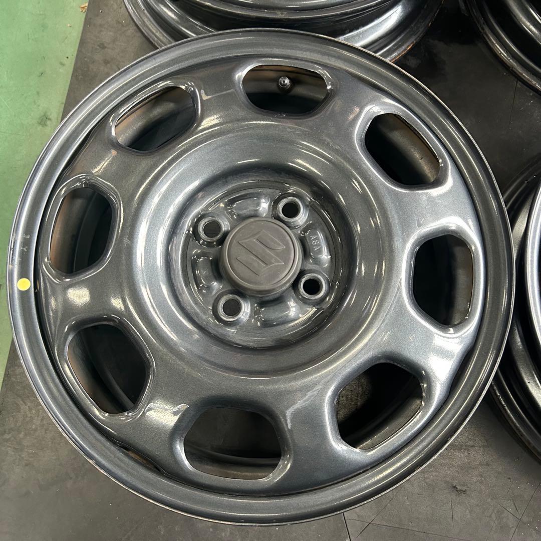 中古ホイール15X4.5　スズキハスラー純正スチール4本セット