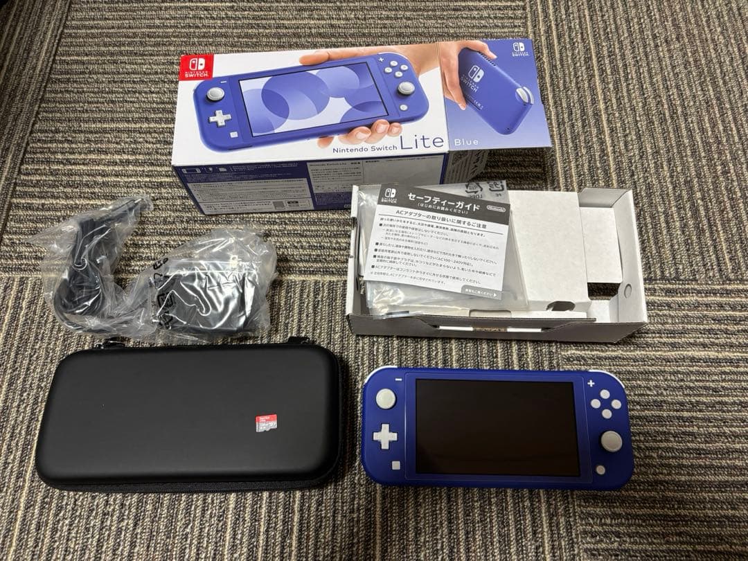Switch Lite 青 microSDなど付き