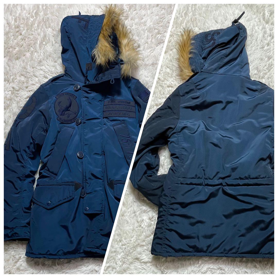 【美品】AVIREX 完売品 タイガーシャーク N-3B フライトジャケット