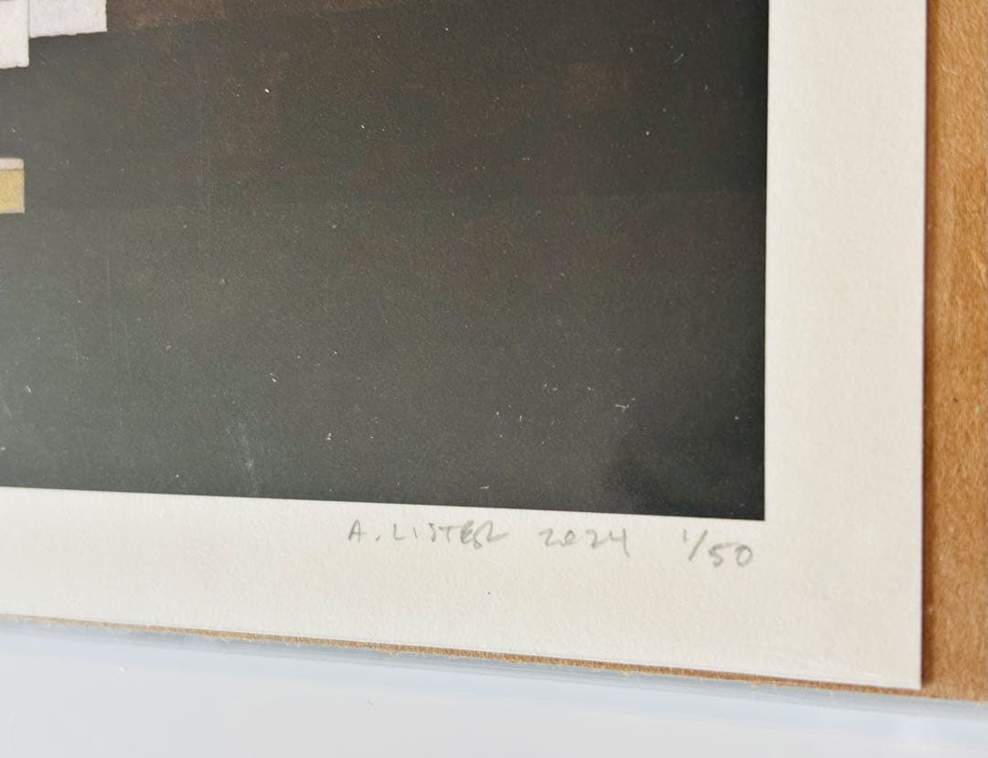 ADAM LISTER アダムリスター シルクスクリーン　ダリ 記憶の固執