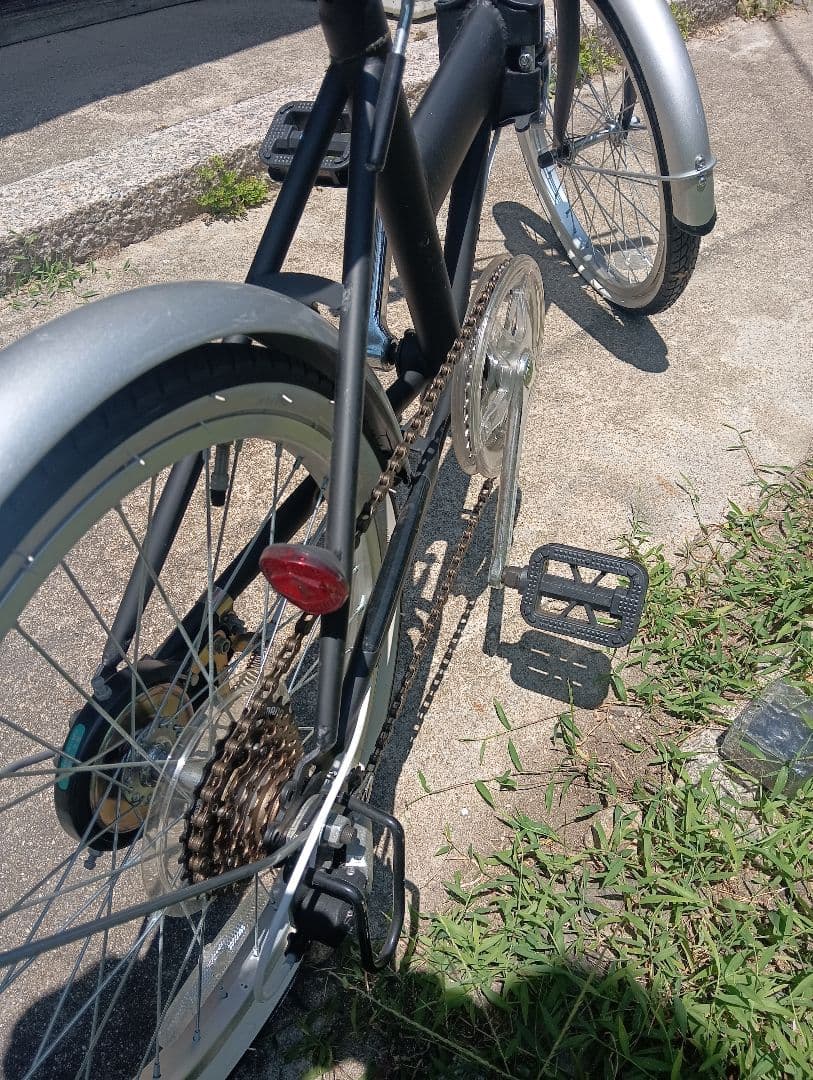 SoftBank 折りたたみ自転車 ブラック