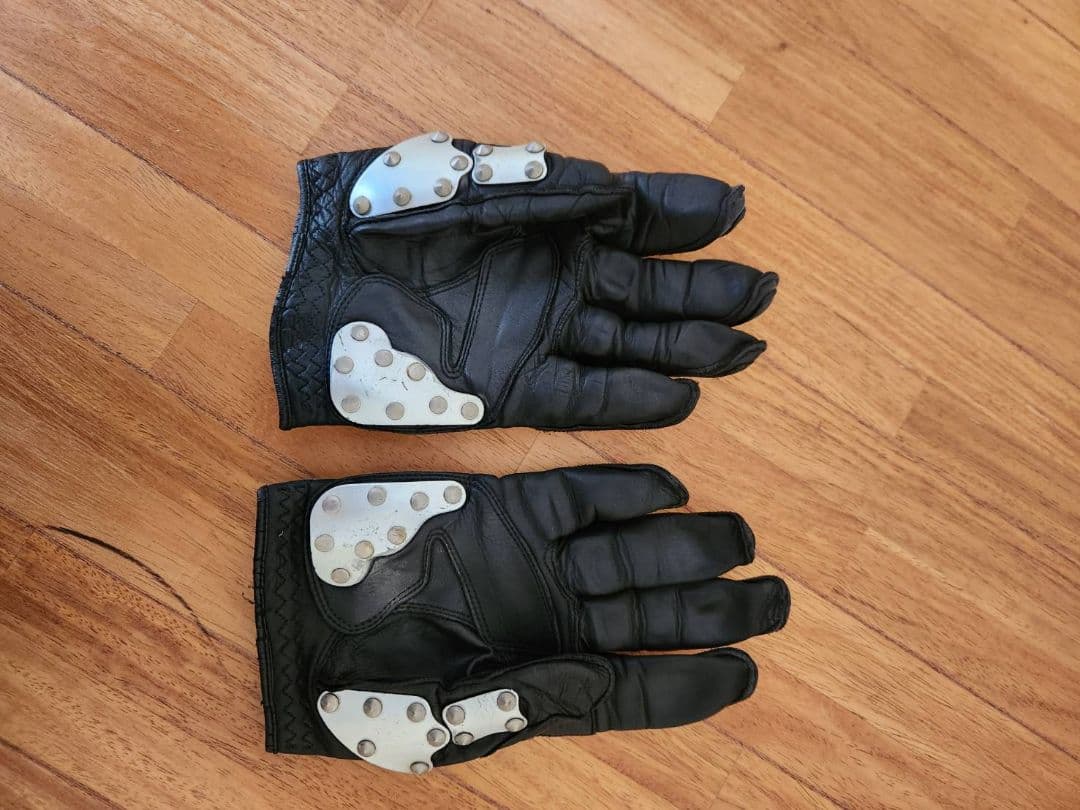 カドヤ　HAMMER ブラック レザー グローブ