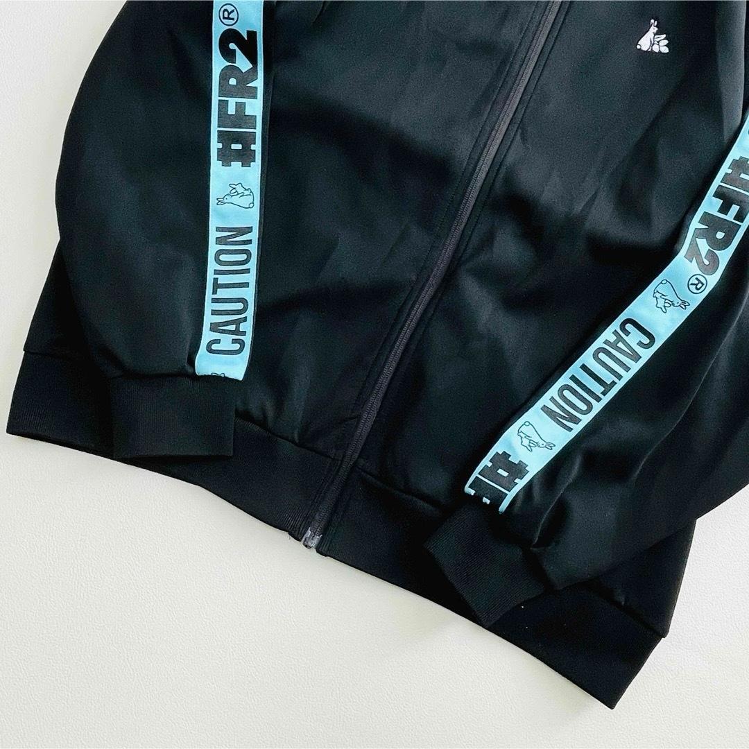 6726【極美品】#FR2 トラックジャケット　月桃　沖縄限定　ブラック ブルー