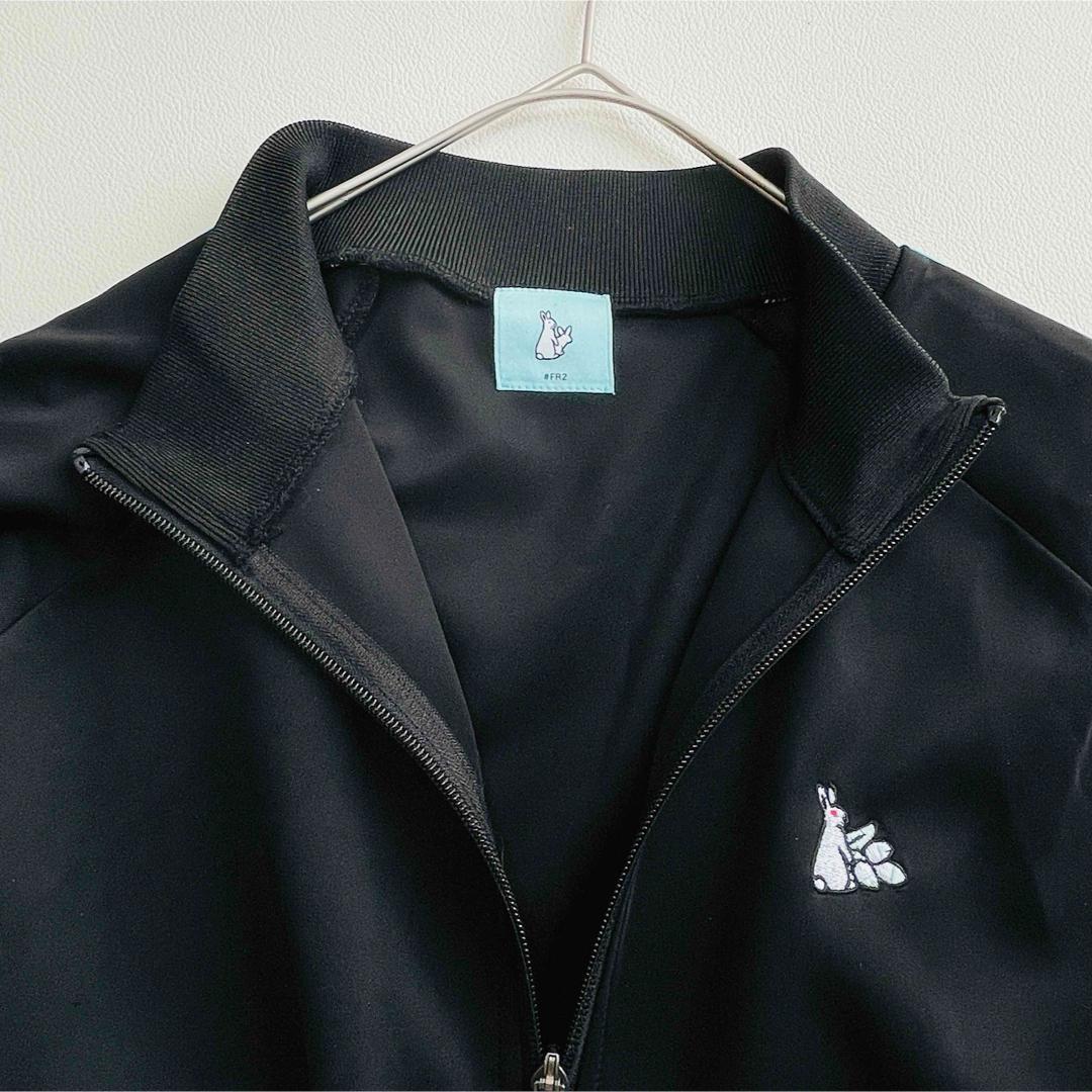 6726【極美品】#FR2 トラックジャケット　月桃　沖縄限定　ブラック ブルー