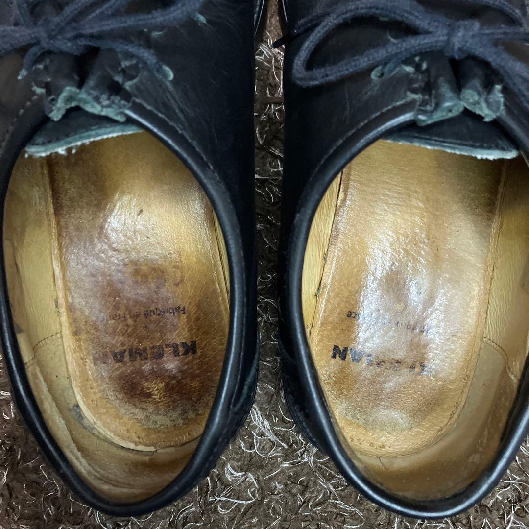 希少☆KLEMAN チロリアンシューズ レザー ブラック 41サイズ