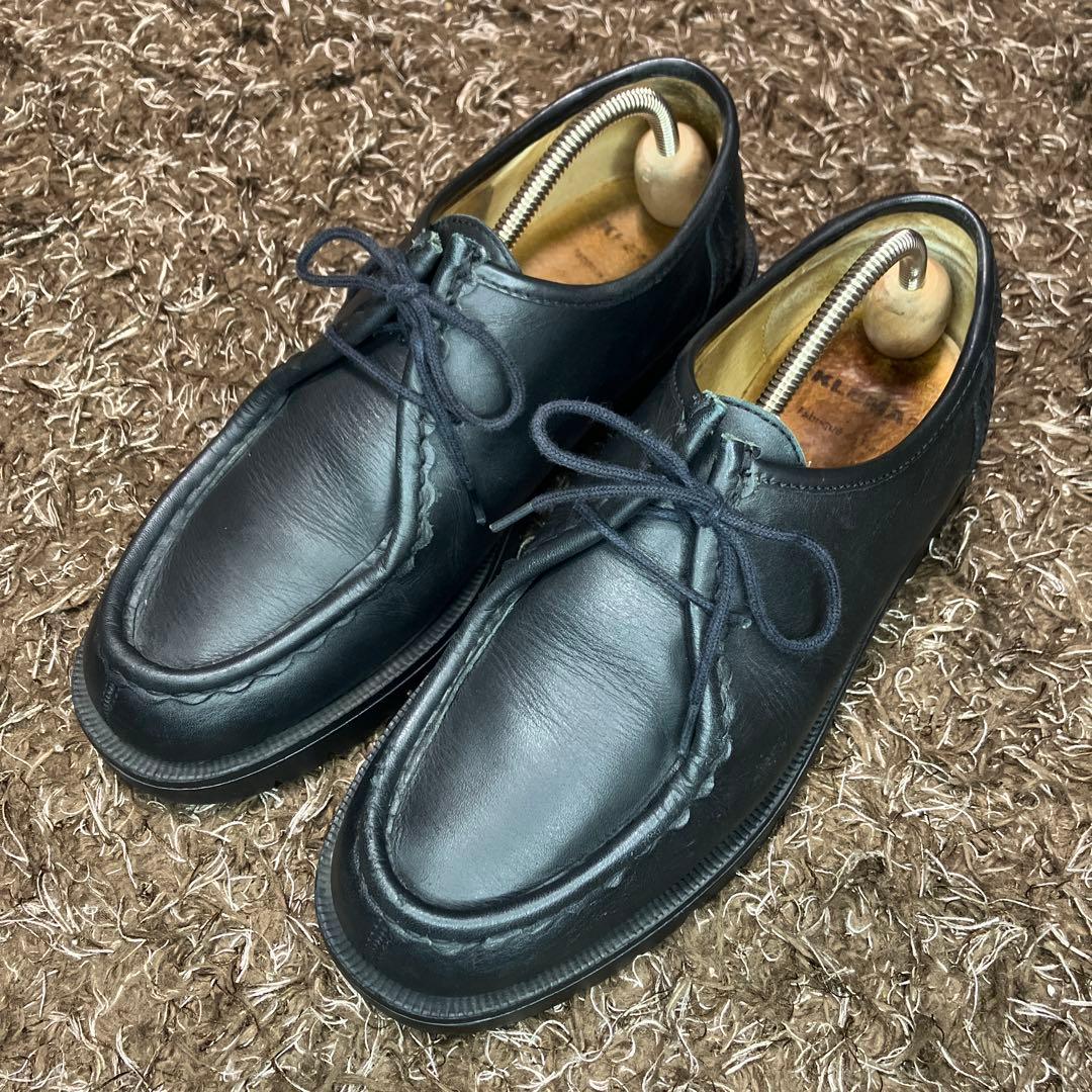 希少☆KLEMAN チロリアンシューズ レザー ブラック 41サイズ