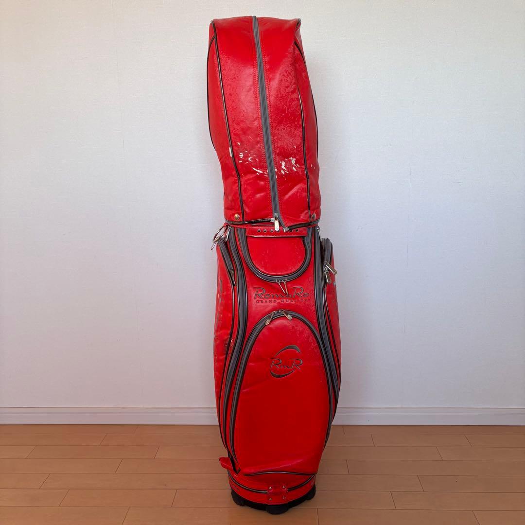 キャディバックROMAROロマロREDガンレッドPRO MODELゴルフバック