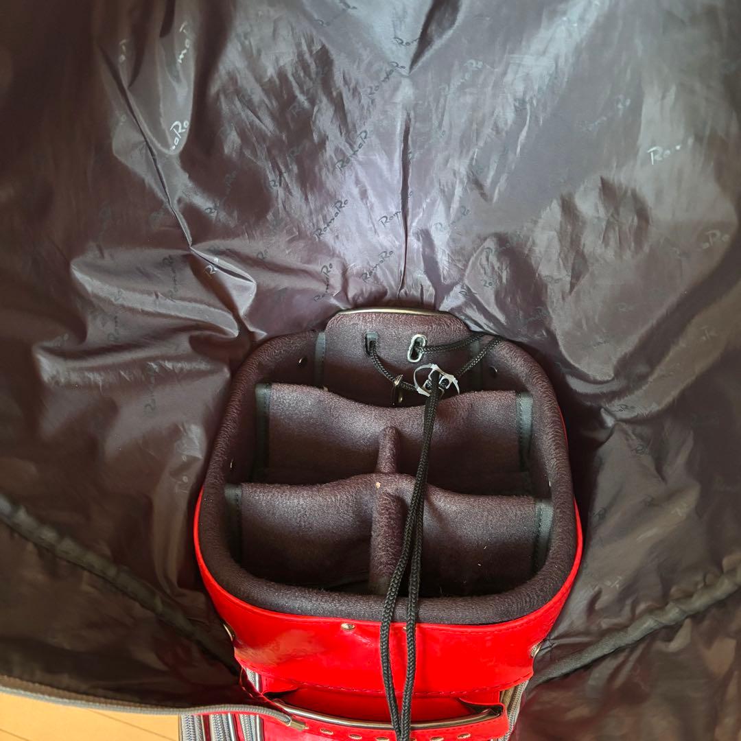 キャディバックROMAROロマロREDガンレッドPRO MODELゴルフバック