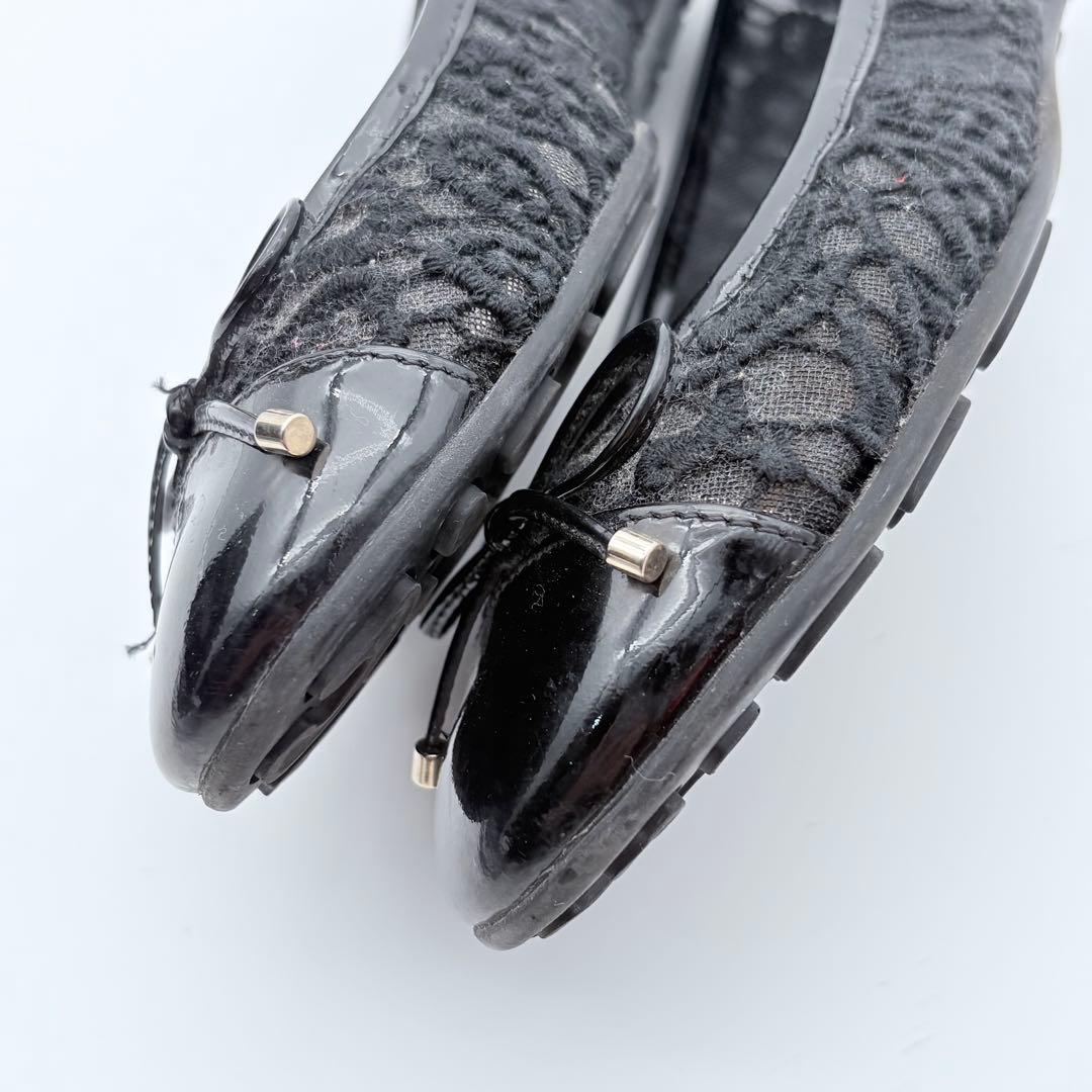 Jimmy Choo レース　フラットシューズ　パンプス　134WALTZ