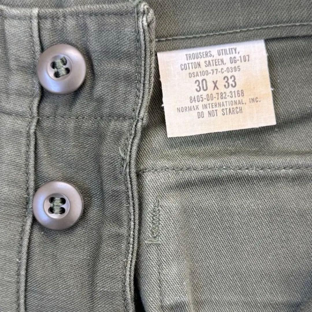 A*A様 米軍実物70sベイカーパンツW30 x Ｌ33 OG-107