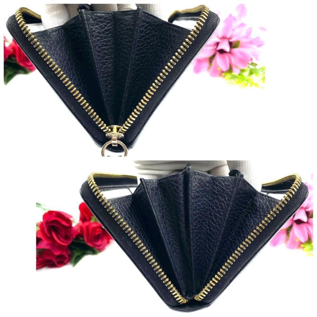 GUCCI◎グッチ ラウンドファスナー ジッピーウォレット ブラック 長財布 黒