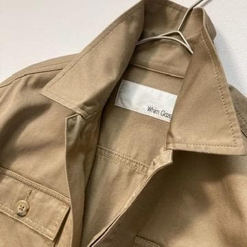 【しんちー】ウィムガゼット　25ss ツイルジャンプスーツ ベージュ