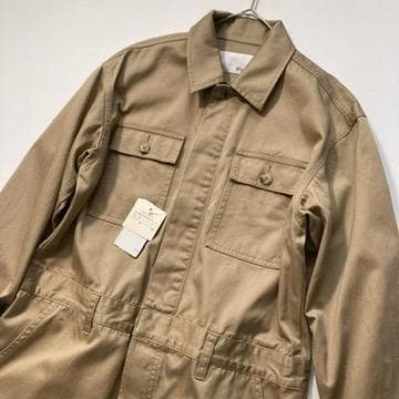 【しんちー】ウィムガゼット　25ss ツイルジャンプスーツ ベージュ
