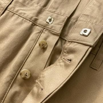 【しんちー】ウィムガゼット　25ss ツイルジャンプスーツ ベージュ