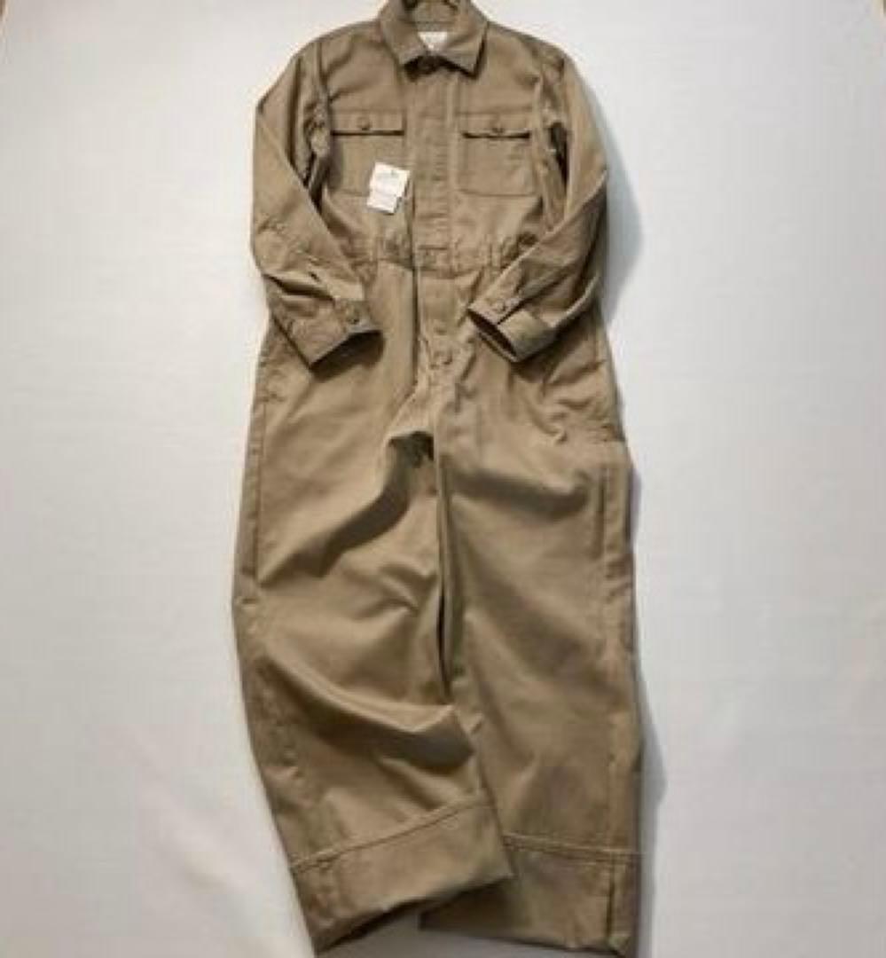 【しんちー】ウィムガゼット　25ss ツイルジャンプスーツ ベージュ