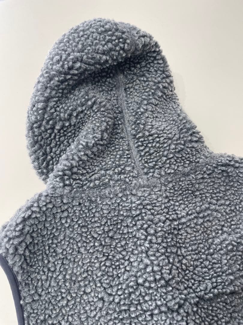 Gymplexx フリースフードベスト M グレー　16 ボア