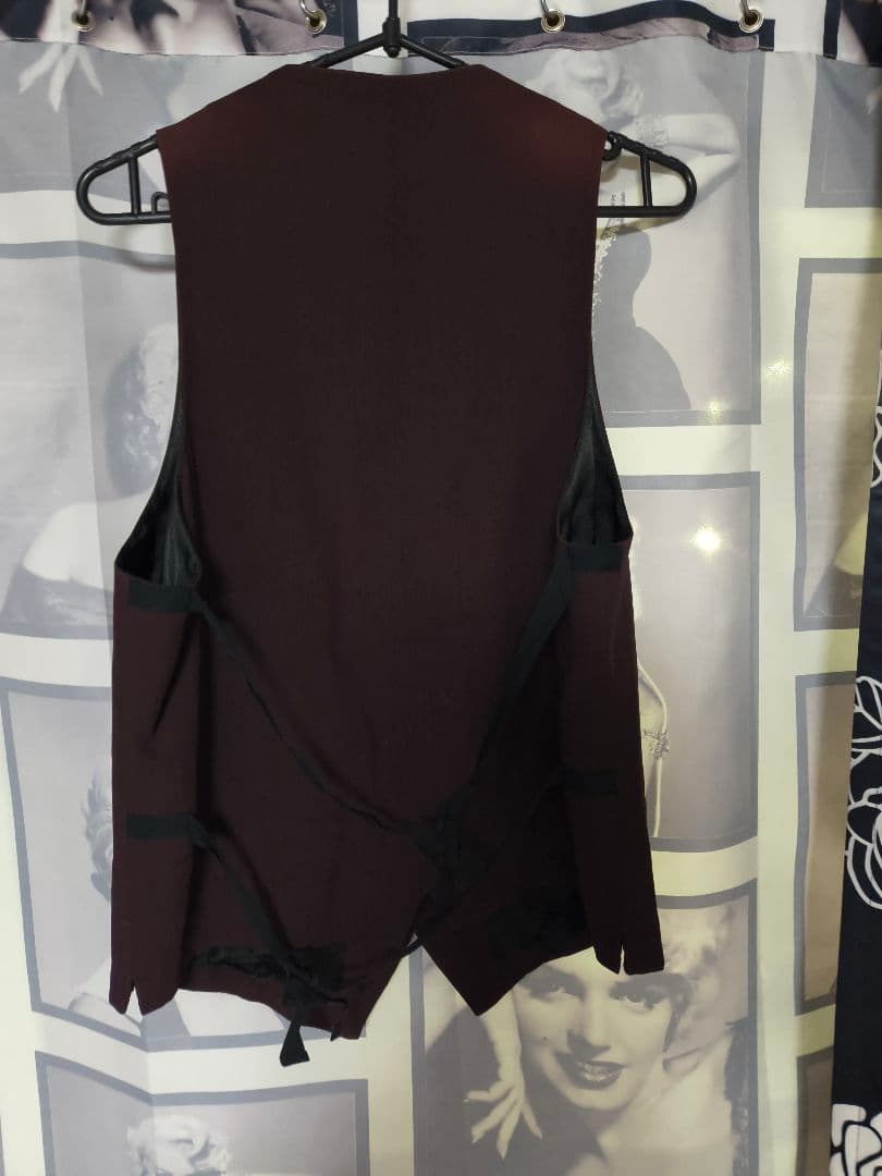 ANN DEMEULEMEESTER ダークパープル ベスト 34